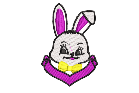 Easter Bunny Embroidery Design