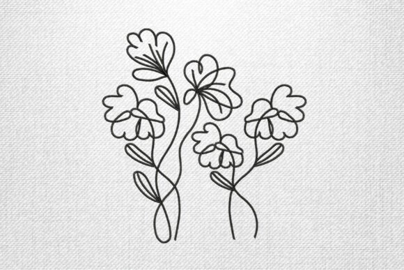 One Line Flowers: A Simple Touch for Big Impact